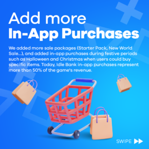 add more in-app purchases