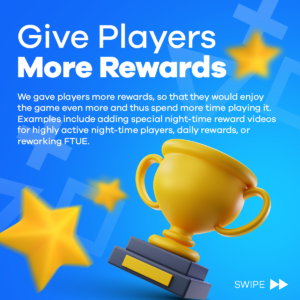 Give Players more rewards