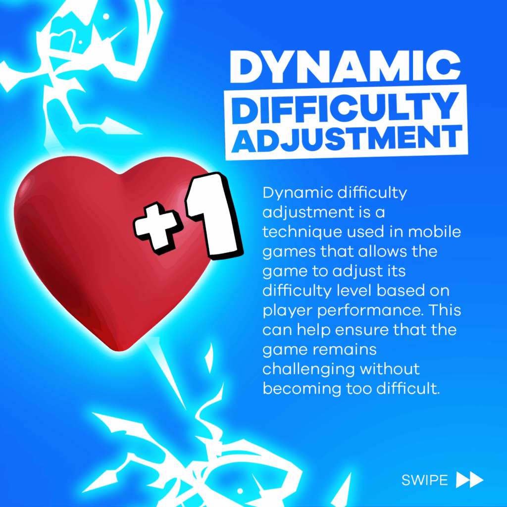 Dynamic Difficulty Adjustment in mobile gaming