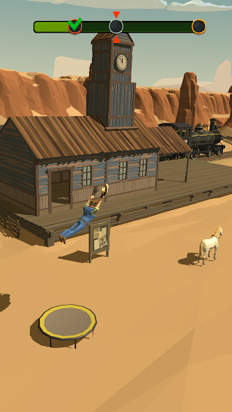 Cowboy Flip 3D Arcade Game