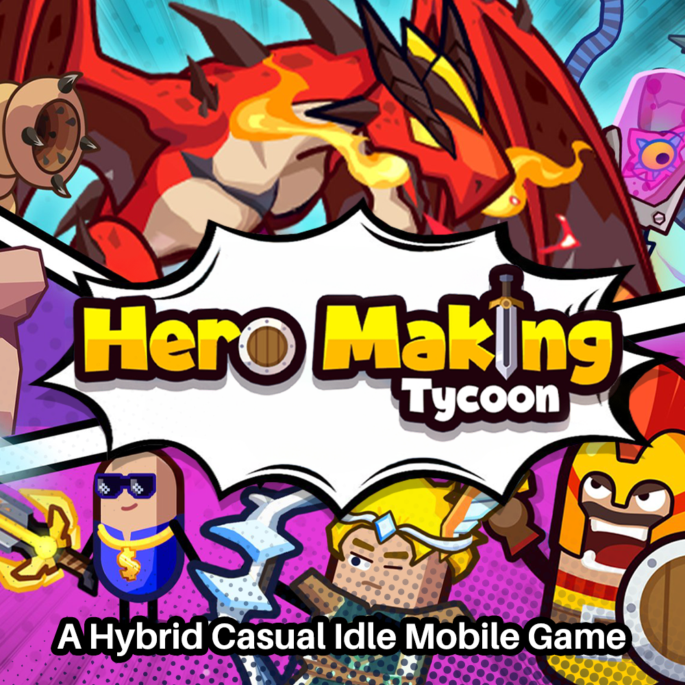 Hero Making Tycoon Hybrid casual mobile game