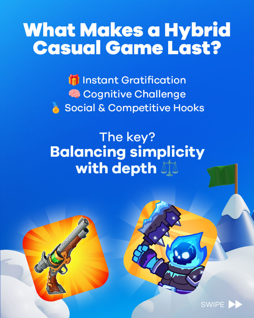What makes hybrid casual game last?