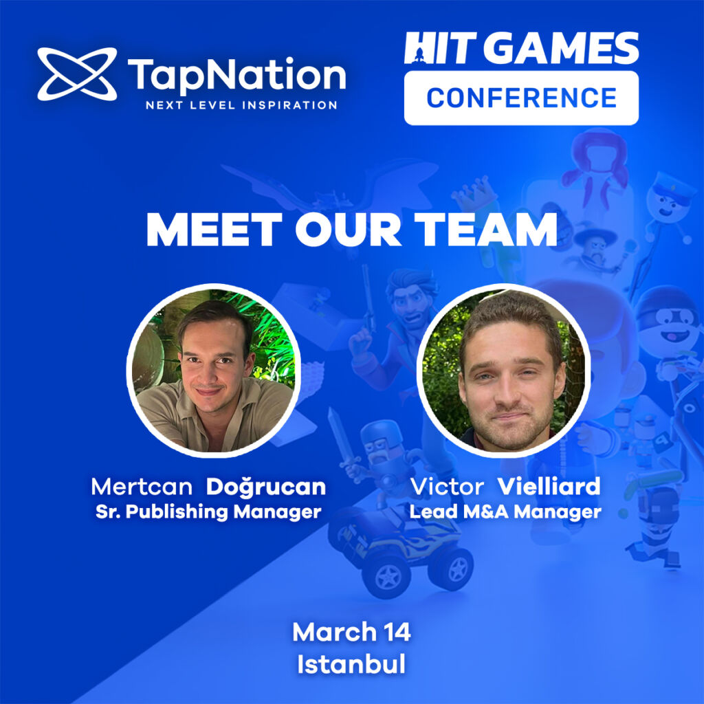 TapNation's team at HIT Games Conference Istanbul, march 2025