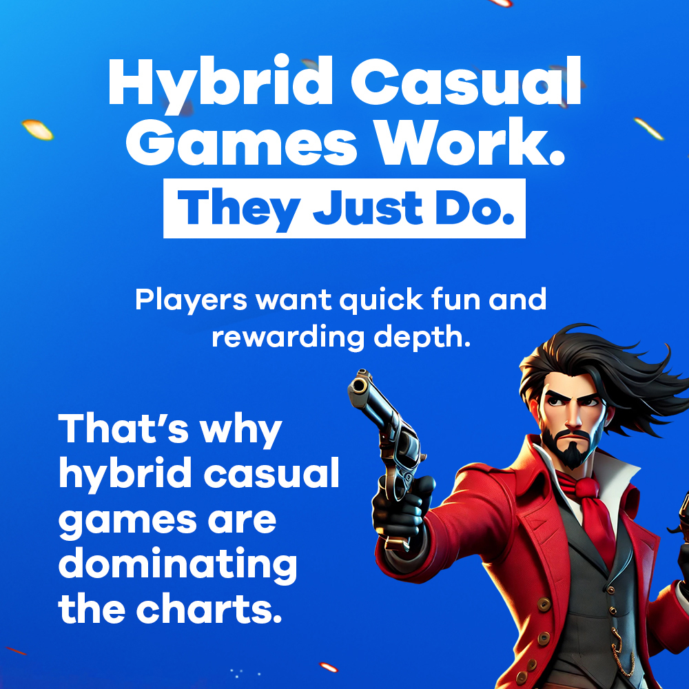 Hybrid Casual Games Work and dominate the charts