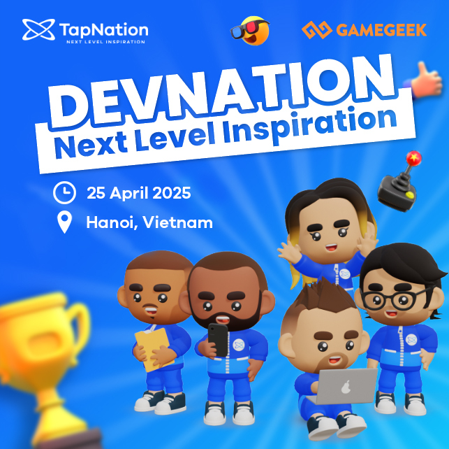 TapNation announces participation in Vietnam GameGeek, April 2025