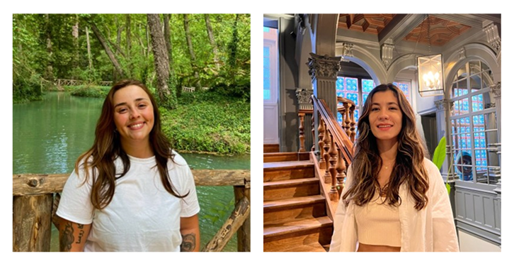 Herlinda Garcia (left) and Tuğçe Kurulday (right)
