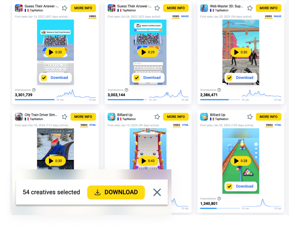 AppMagic user-friendly export system