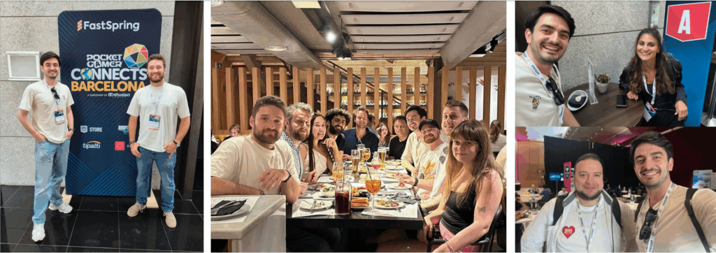TapNation team at Pocket Gamer Connects in Barcelona
