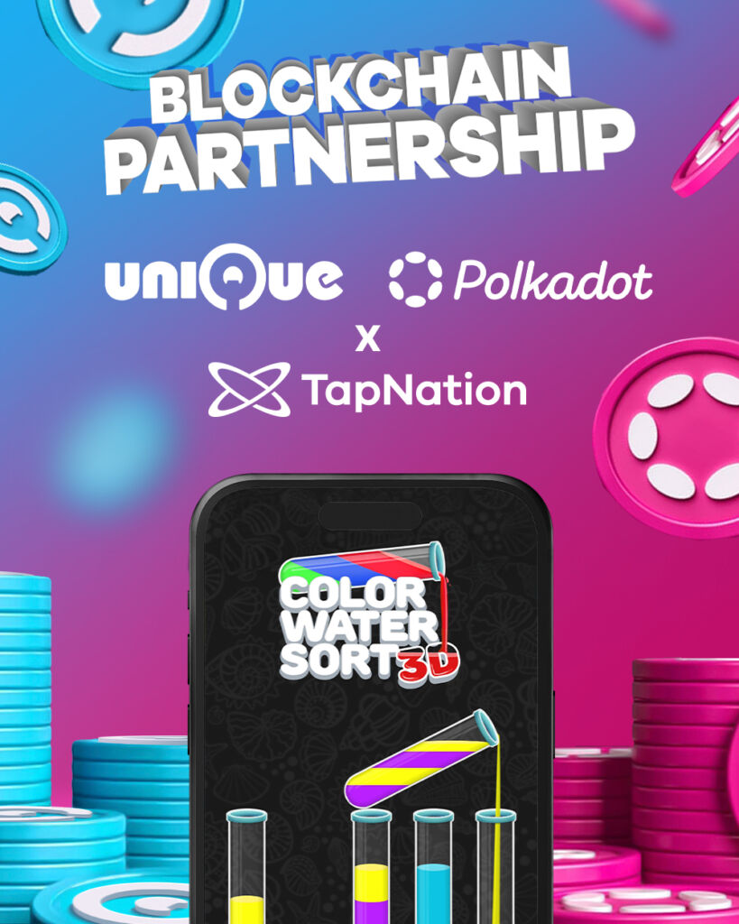 Color Water Sort blockchain partnership
